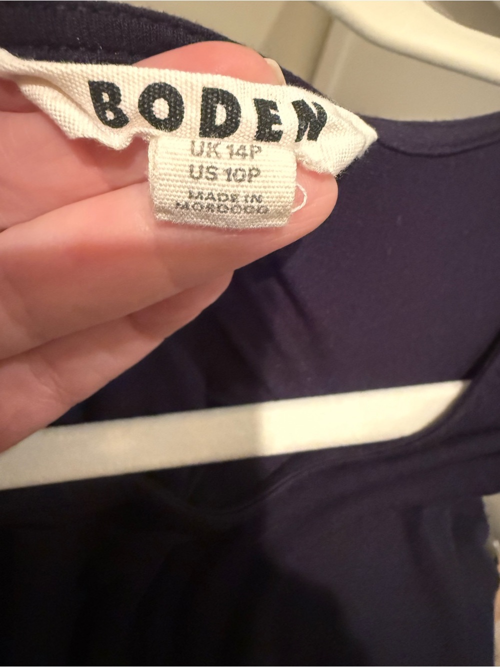 Boden Navy Abigail Jersey Dress - Picture 6 of 6